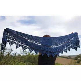 Guirlande - crochet shawlette