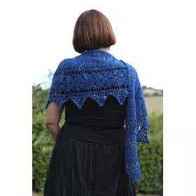 Guirlande - crochet shawlette