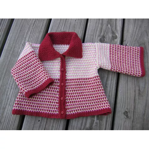 Manon - crochet baby jacket