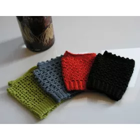 Fingerless mittens for spring - crochet mittens