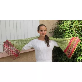 Organic - crochet stole