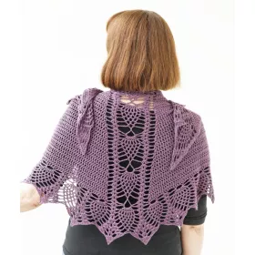Ananas 343 - crochet shawl