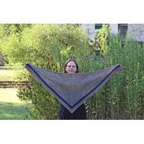Triplet - knitted shawl