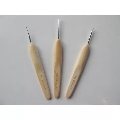 Bamboo + metal hooks