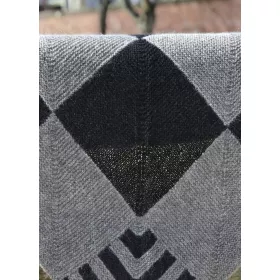 Yak Squares - knitted shawl
