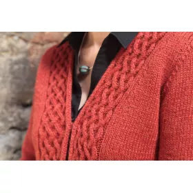 Louise Labé - knitted cardigan