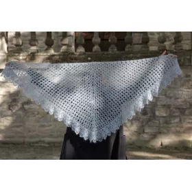 Over the clouds - crochet shawl