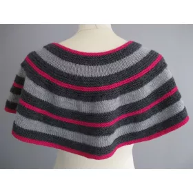 Rytmik - shoulder-warmer or poncho, knitted
