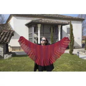 Firebird - knitted shawl