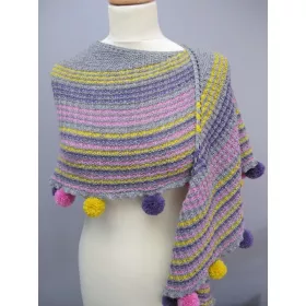 Guinguette - knitted shawl
