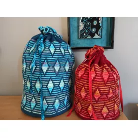Rhombique - bags in mosaic crochet