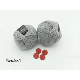 Kit Brioche Seeds - yarn and buttons