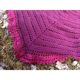 Glimma - crochet shawl