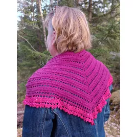 Glimma - crochet shawl