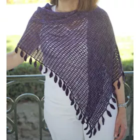 In the Shade of Leaves - crochet shawl