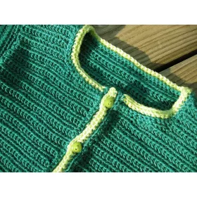 Robin - crochet baby jacket