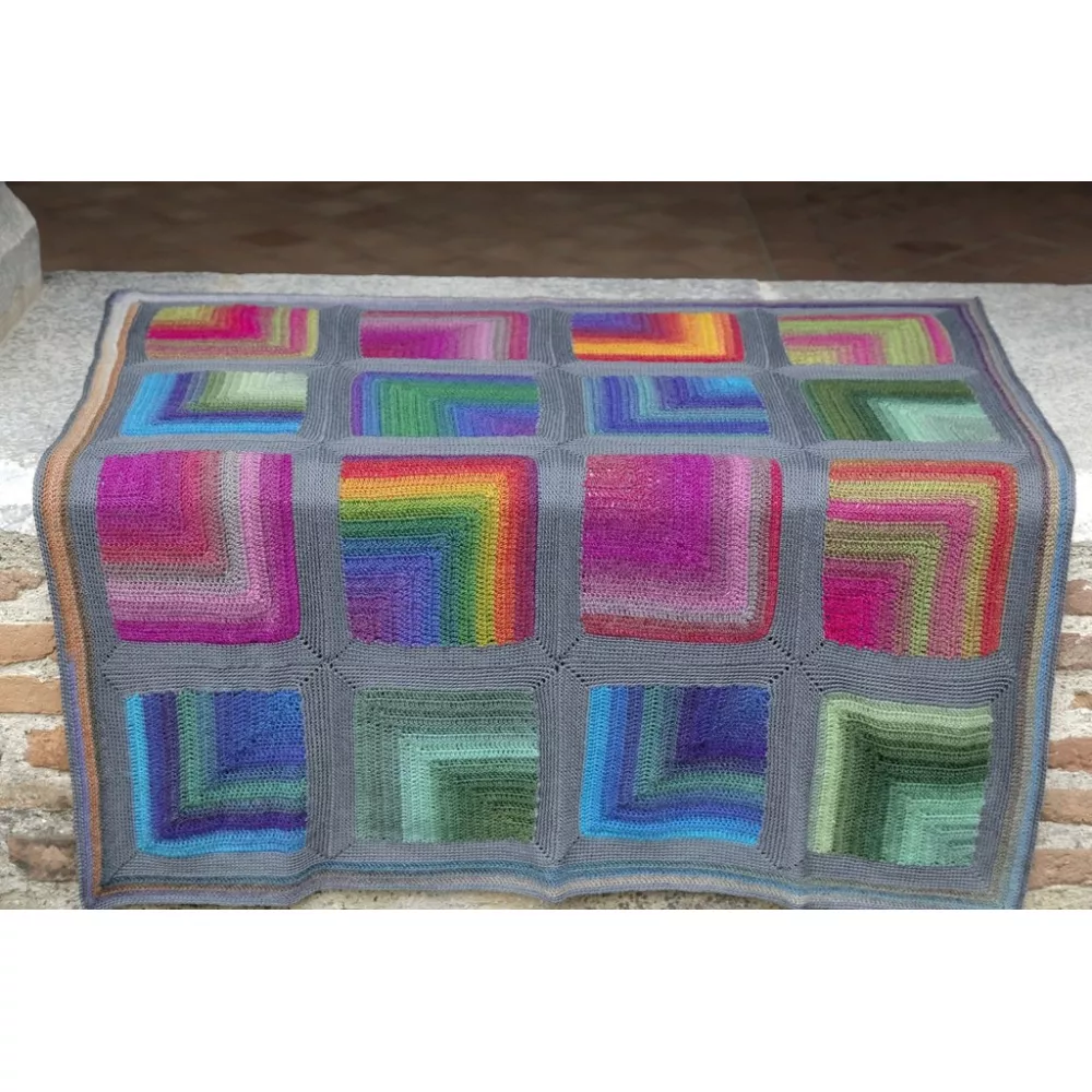 colourful baby blanket