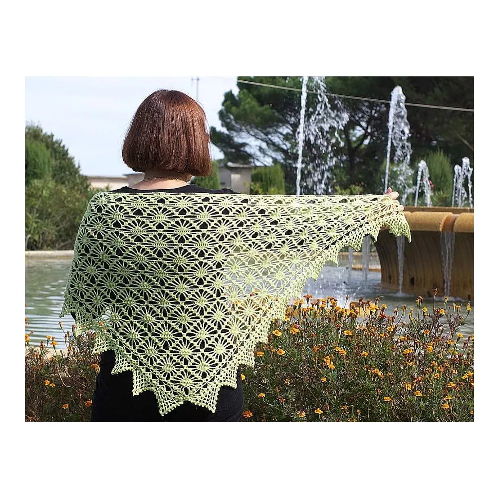 Falbala - crochet shawl